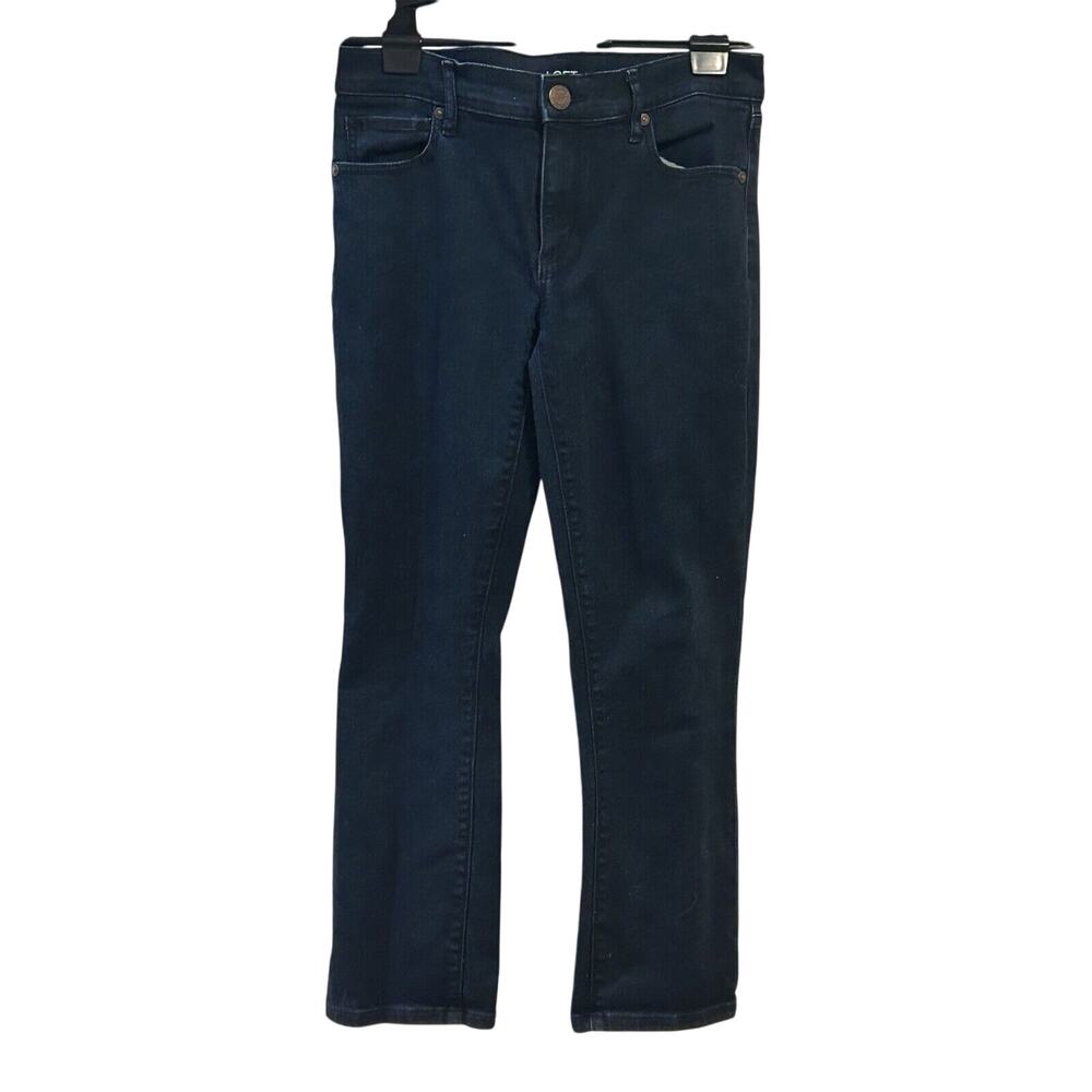 Loft Modern Kick Crop Women's size 2 Dark Wash Denim Jeans